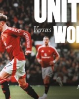 曼联发布主场战狼队海报：让我们延续周四的斗志，继续前进⚡️